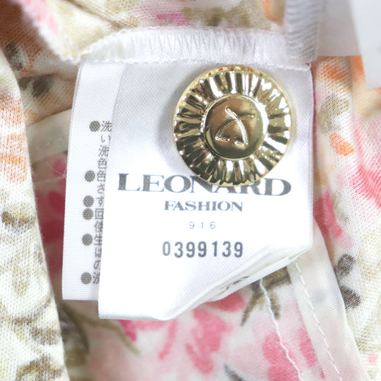 LEONARD setup Main: 100% cotton Multi Women L Used Authentic