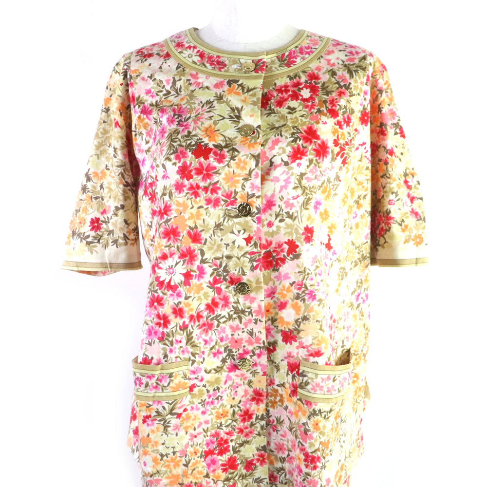 LEONARD setup Main: 100% cotton Multi Women L Used Authentic