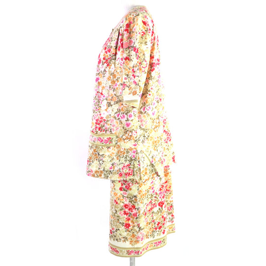 LEONARD setup Main: 100% cotton Multi Women L Used Authentic