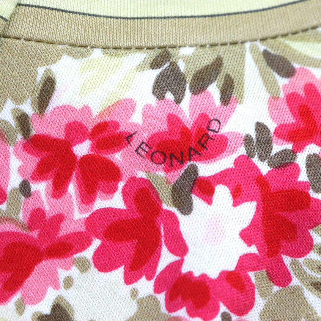 LEONARD setup Main: 100% cotton Multi Women L Used Authentic