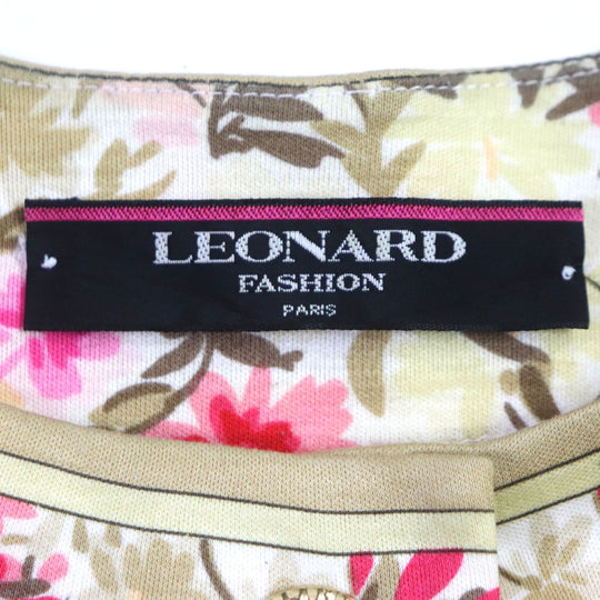 LEONARD setup Main: 100% cotton Multi Women L Used Authentic