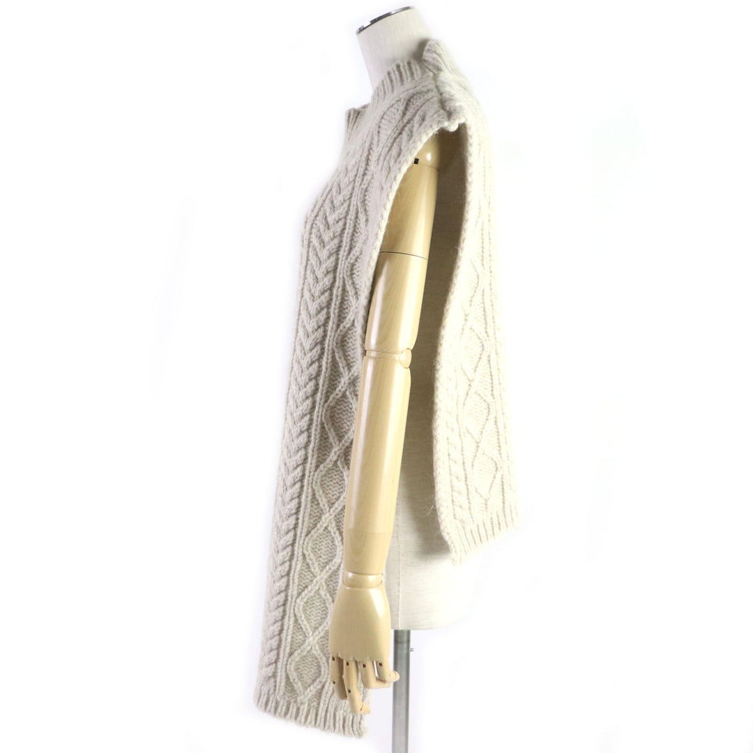 Maison Margiela Vest S51TH0074 Main: 83% wool, 10% mohair, 7% nylon beige Women S Used Authentic