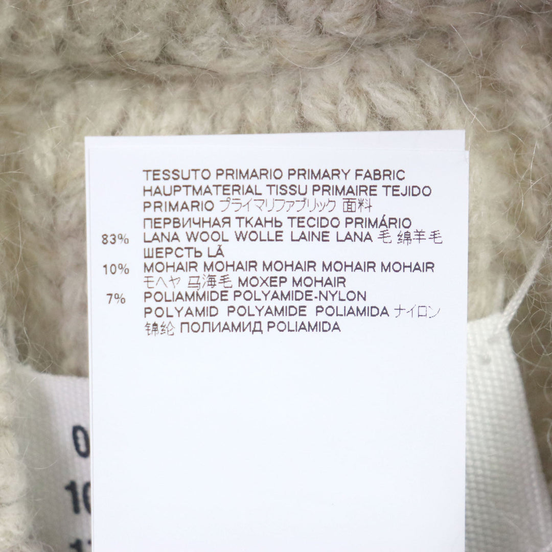 Maison Margiela Vest S51TH0074 Main: 83% wool, 10% mohair, 7% nylon beige Women S Used Authentic