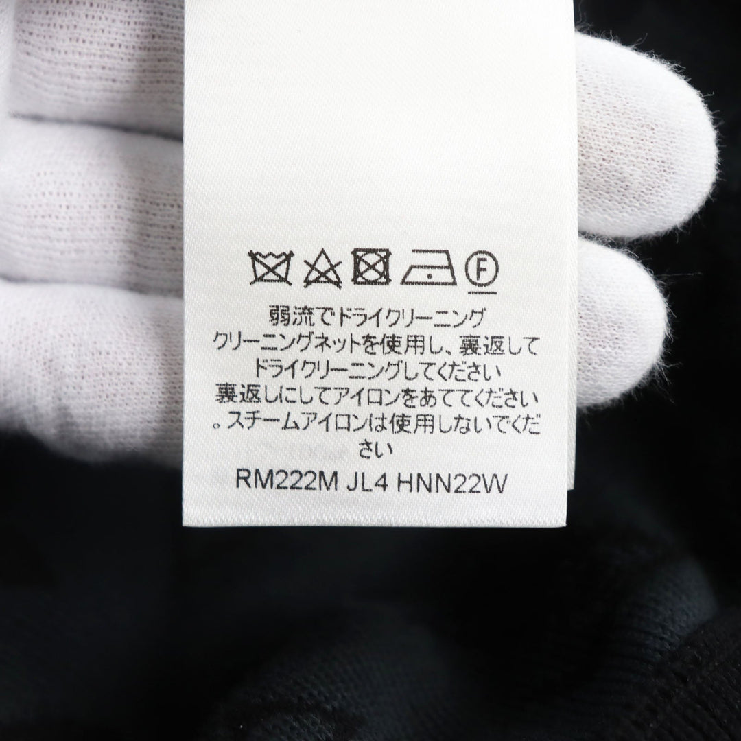 LOUIS VUITTON Blouson 1AA4XT Main: 100% cotton black LV Graffiti Zip Blouson mens M Used Authentic