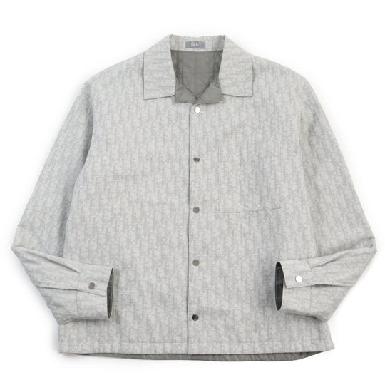 Dior HOMME Jacket 113C511A5046 Outer: 100% cotton, Lining: 100% polyamide (nylon), Filling: 100% polyester gray mens 48 Used Authentic