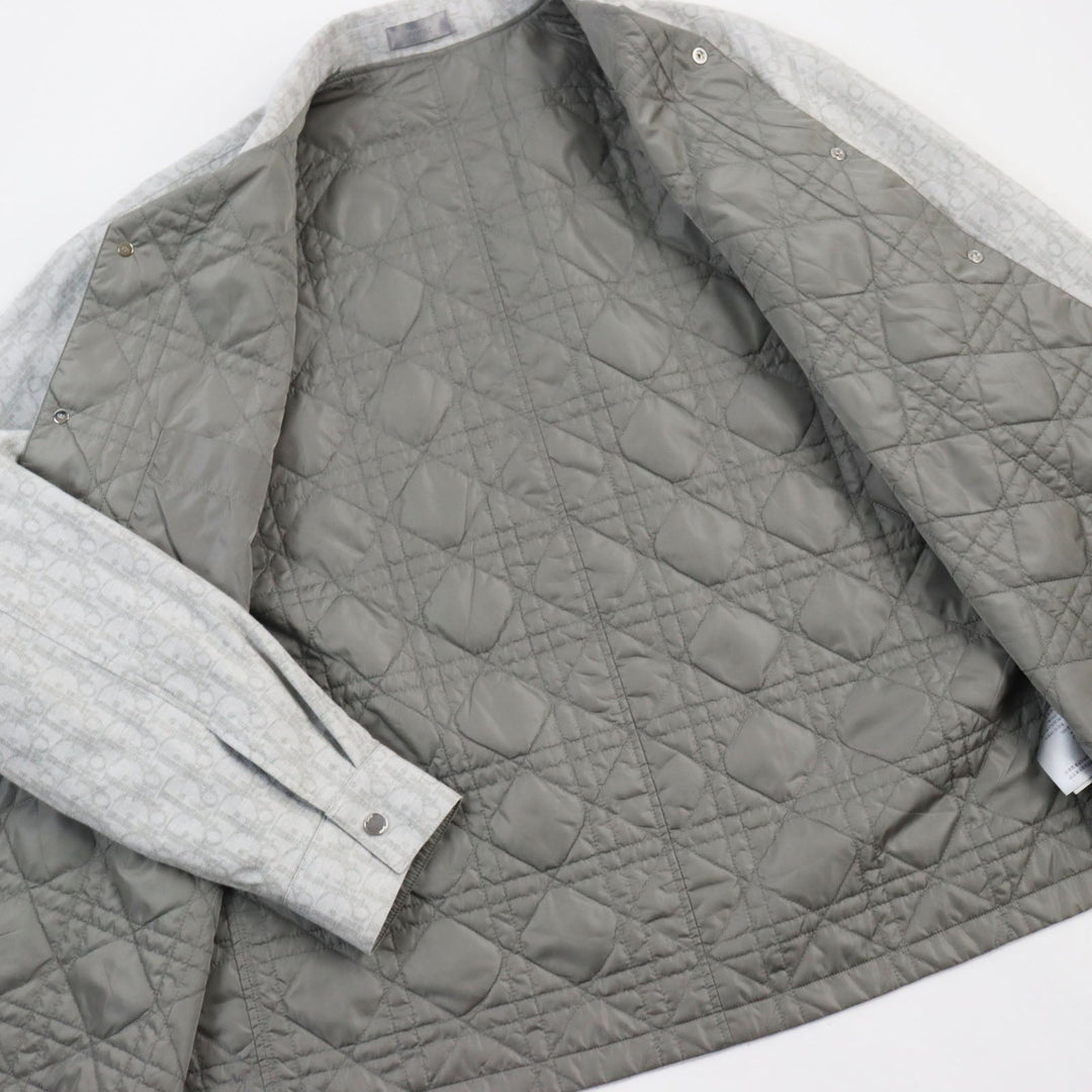 Dior HOMME Jacket 113C511A5046 Outer: 100% cotton, Lining: 100% polyamide (nylon), Filling: 100% polyester gray mens 48 Used Authentic