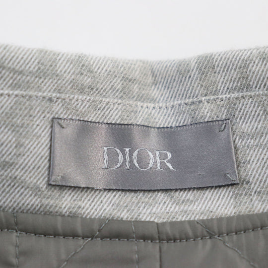 Dior HOMME Jacket 113C511A5046 Outer: 100% cotton, Lining: 100% polyamide (nylon), Filling: 100% polyester gray mens 48 Used Authentic