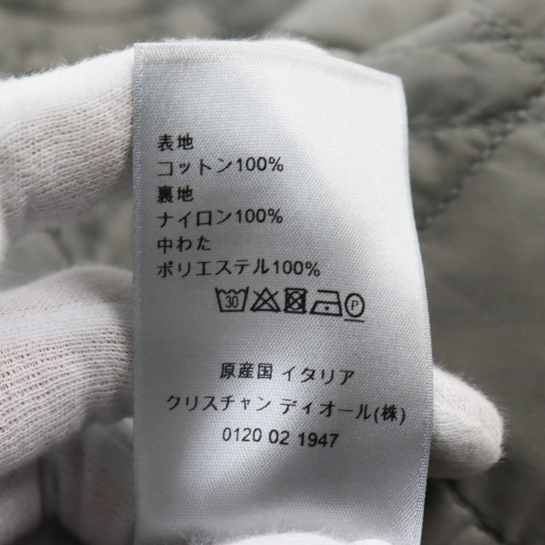 Dior HOMME Jacket 113C511A5046 Outer: 100% cotton, Lining: 100% polyamide (nylon), Filling: 100% polyester gray mens 48 Used Authentic