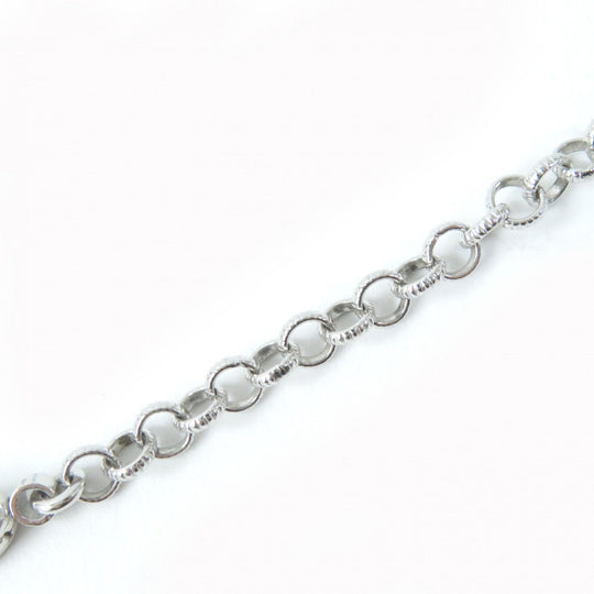 GUCCI bracelet 433499 Main�FAG925 Silver Interlocking G BEE Coin Women 18 Used Authentic