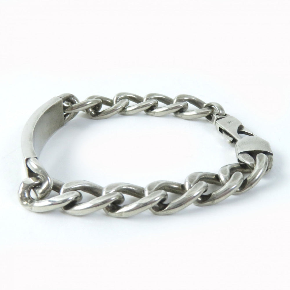 GUCCI bracelet 678712 Main�FAG925 Silver blue Women 16 Used Authentic