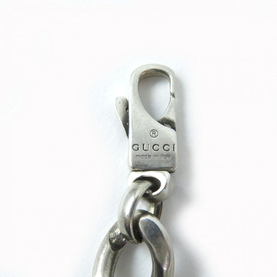 GUCCI bracelet 678712 Main�FAG925 Silver blue Women 16 Used Authentic