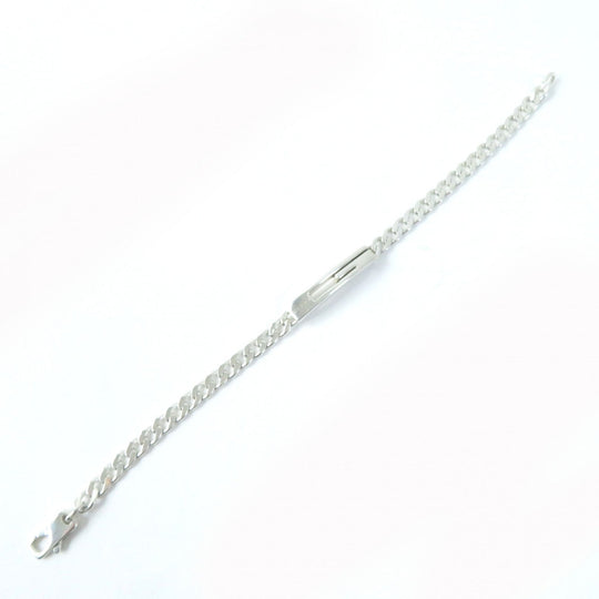 GUCCI bracelet 223738 Main�FAG925 Silver Cutout G Women 16 Used Authentic