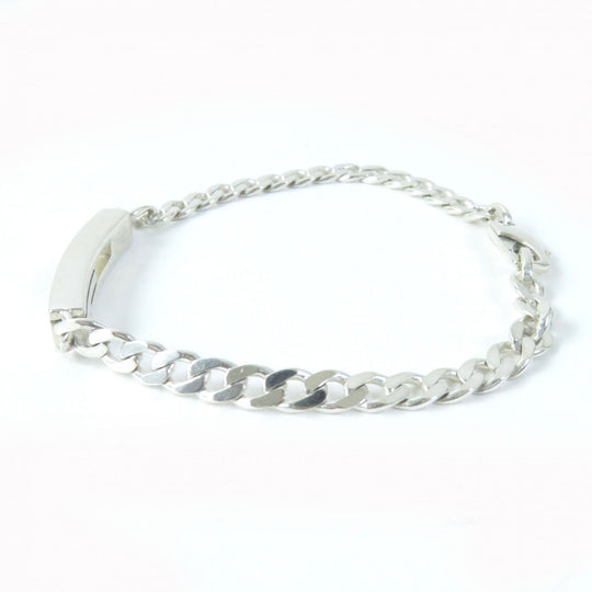 GUCCI bracelet 223738 Main�FAG925 Silver Cutout G Women 16 Used Authentic