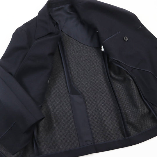 ESTNATION coat Main: 100% wool, lining: 100% cupra Dark navy mens 50 Used Authentic