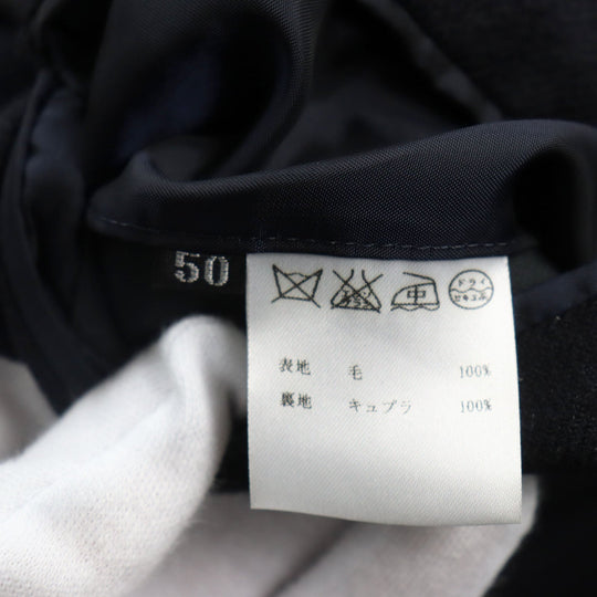 ESTNATION coat Main: 100% wool, lining: 100% cupra Dark navy mens 50 Used Authentic