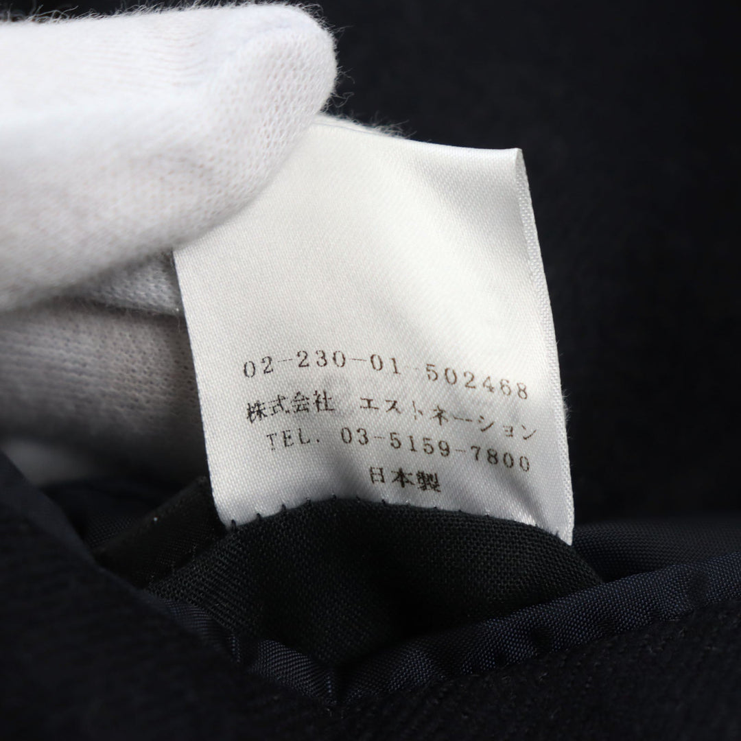 ESTNATION coat Main: 100% wool, lining: 100% cupra Dark navy mens 50 Used Authentic
