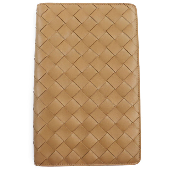 BOTTEGAVENETA Notebook cover 756136 leather Brown Medium Notebook Cover mens(Unisex) Used Authentic