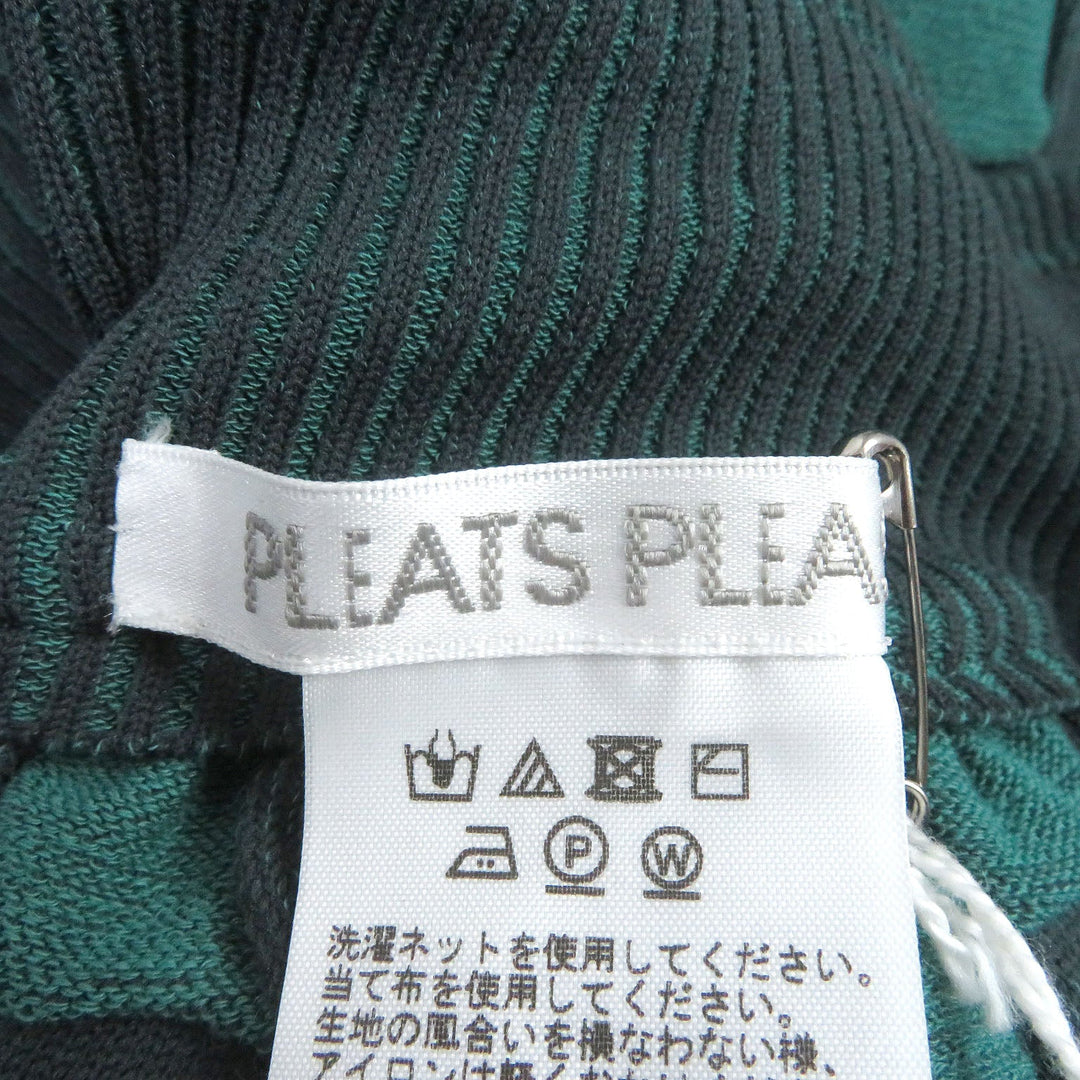 PLEATS PLEASE Wide pants PP74-KF752 Main: 55% cotton, Main: 45% polyester Gray green Women 3 Used Authentic