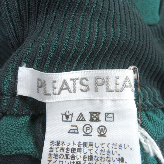 PLEATS PLEASE Wide pants PP74-KF752 Main: 55% cotton, Main: 45% polyester Gray green Women 3 Used Authentic