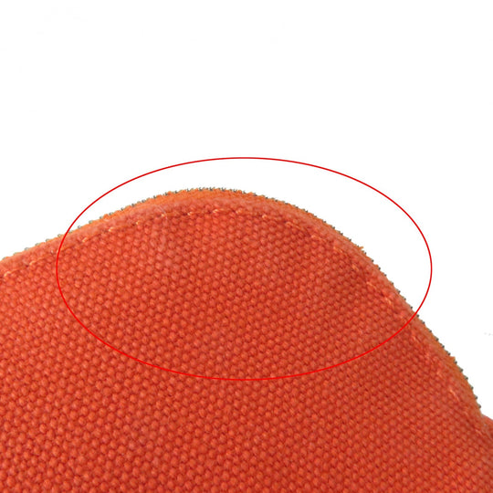 HERMES Pouch Outer: 100% cotton; Other: 40% polyester, 35% cotton, 25% polyamide Orange Bored Pouch PM Women Used Authentic