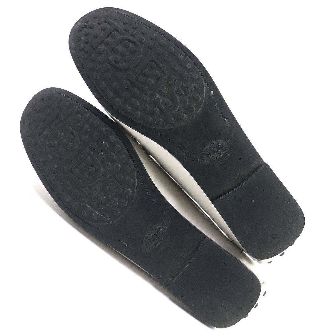 TOD�fS loafers Main: Leather off white Gommini Women 36 Used Authentic