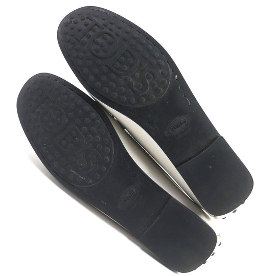 TOD�fS loafers Main: Leather off white Gommini Women 36 Used Authentic