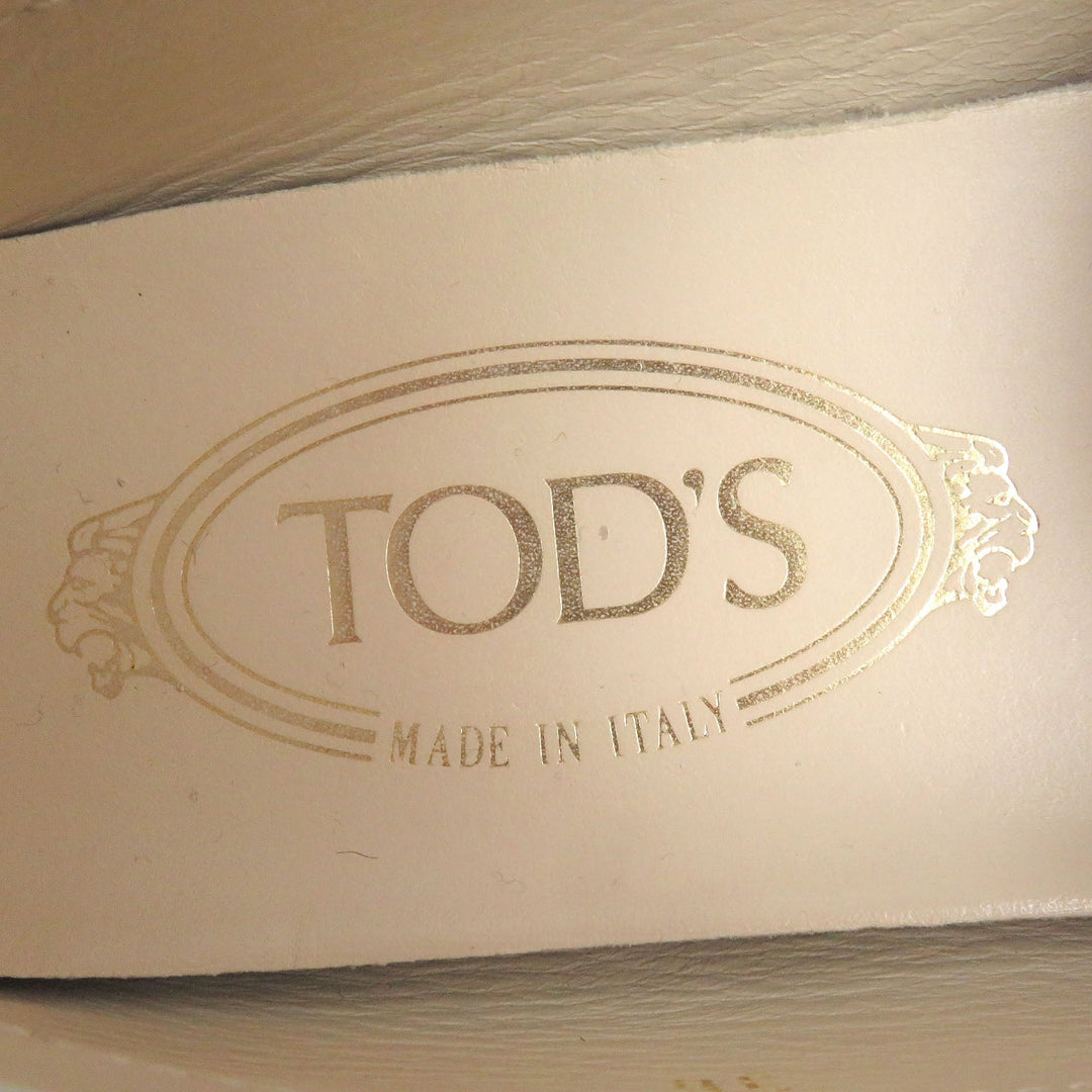 TOD�fS loafers Main: Leather off white Gommini Women 36 Used Authentic
