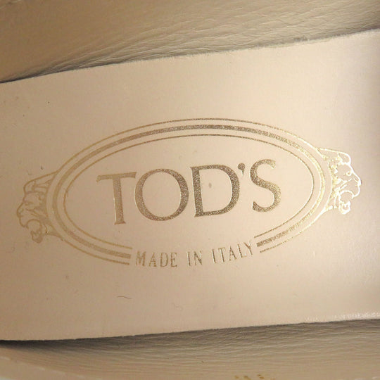 TOD�fS loafers Main: Leather off white Gommini Women 36 Used Authentic