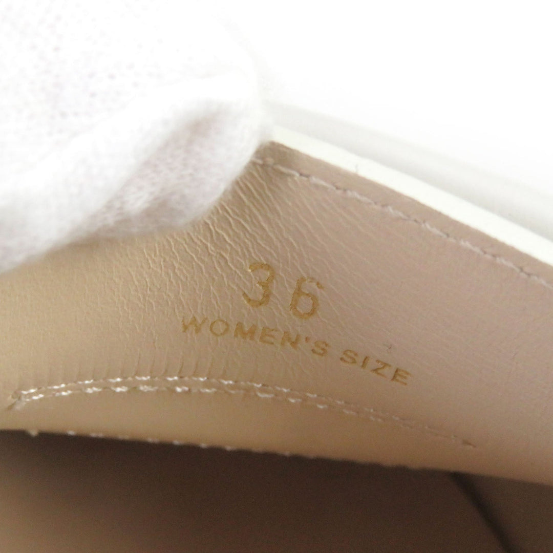 TOD�fS loafers Main: Leather off white Gommini Women 36 Used Authentic