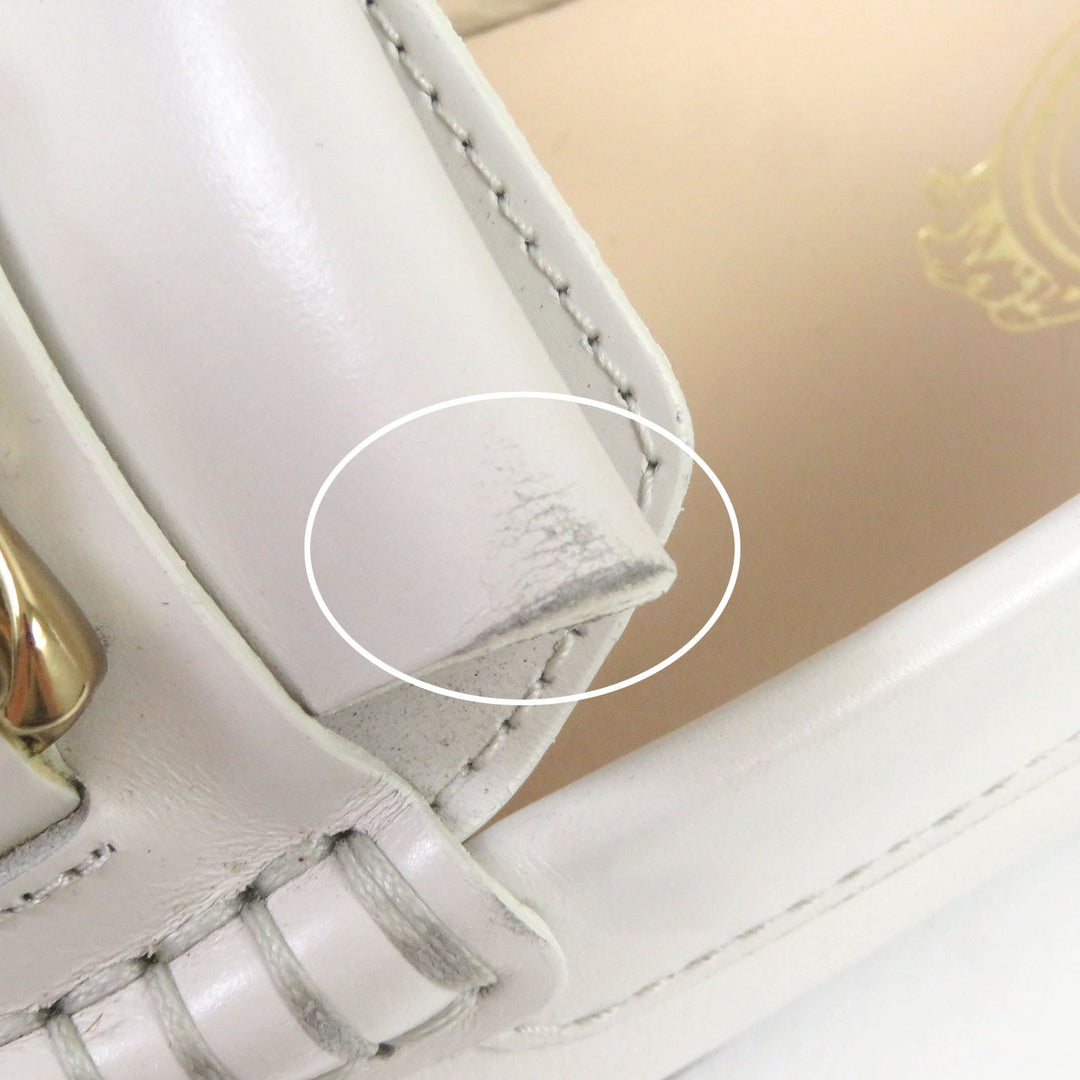 TOD�fS loafers Main: Leather off white Gommini Women 36 Used Authentic