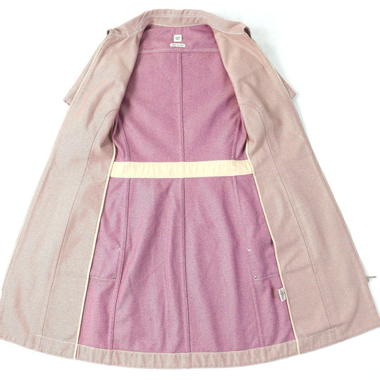 HERMES one piece Main: 100% cotton Pink type Women 34 Used Authentic