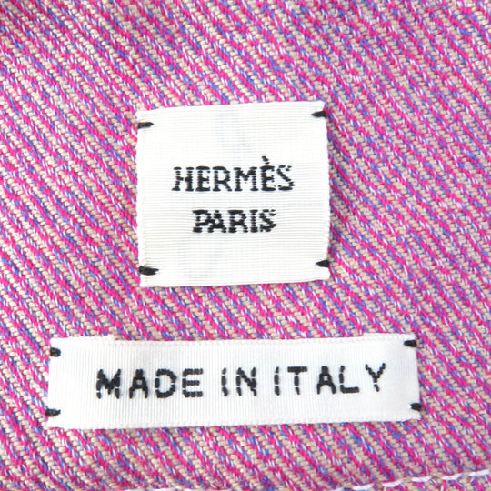 HERMES one piece Main: 100% cotton Pink type Women 34 Used Authentic
