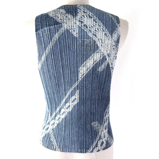 PLEATS PLEASE Other set Main: 100% polyester Blue type Women 3 Used Authentic
