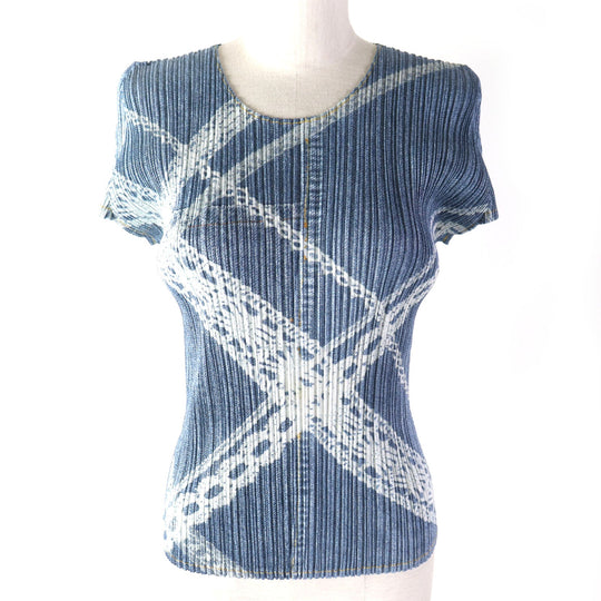 PLEATS PLEASE Other set Main: 100% polyester Blue type Women 3 Used Authentic