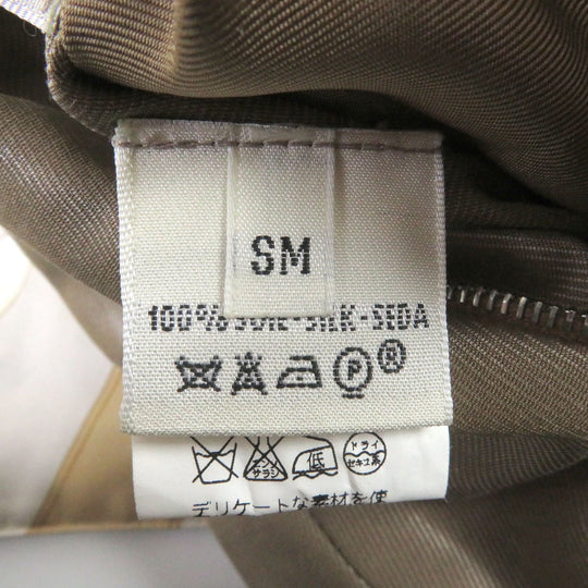 HERMES Blouson Outer: 100% silk, Lining: 75% cotton, Lining: 25% silk, Filling: 100% polyester beige Women Used Authentic