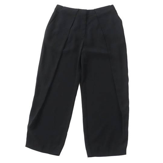 BALMAIN Wide pants PN085VB00 rayon black Women 38 Used Authentic