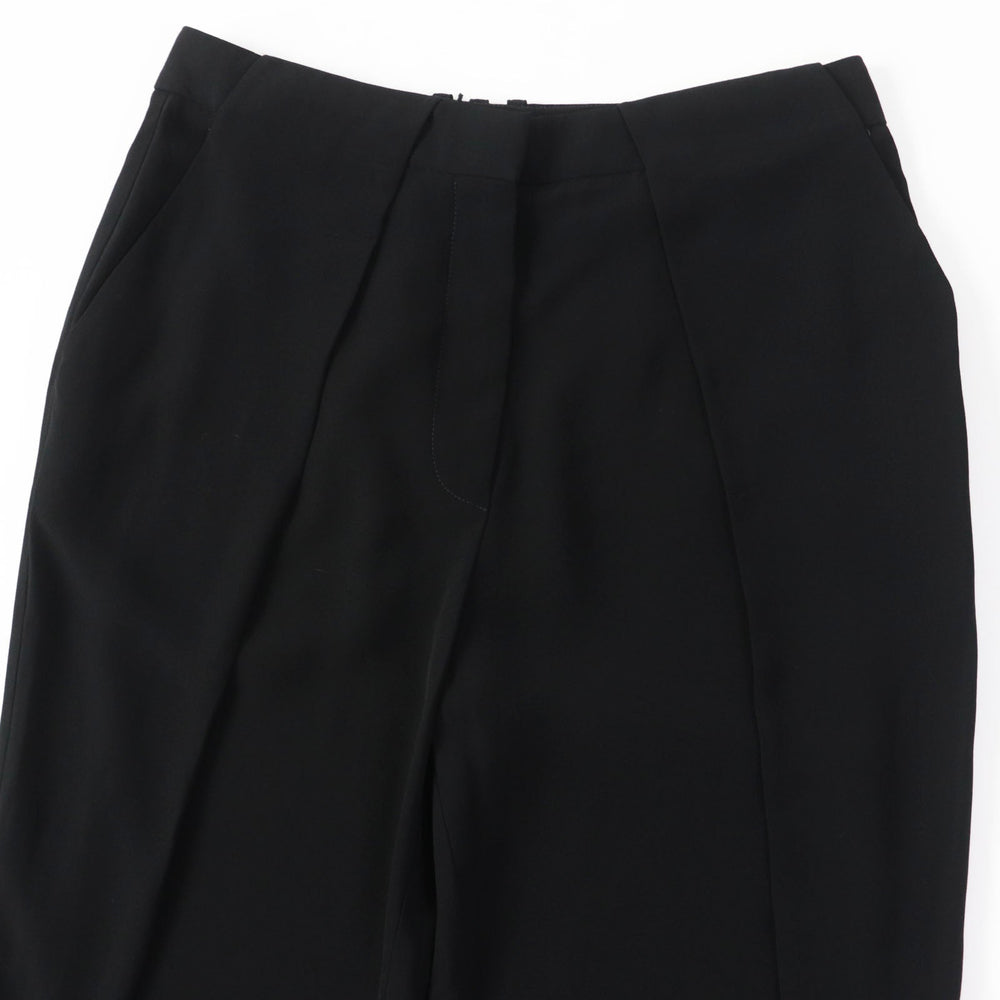 BALMAIN Wide pants PN085VB00 rayon black Women 38 Used Authentic