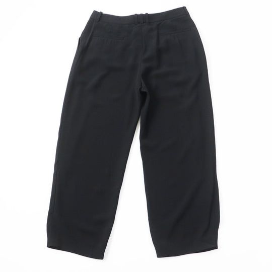 BALMAIN Wide pants PN085VB00 rayon black Women 38 Used Authentic