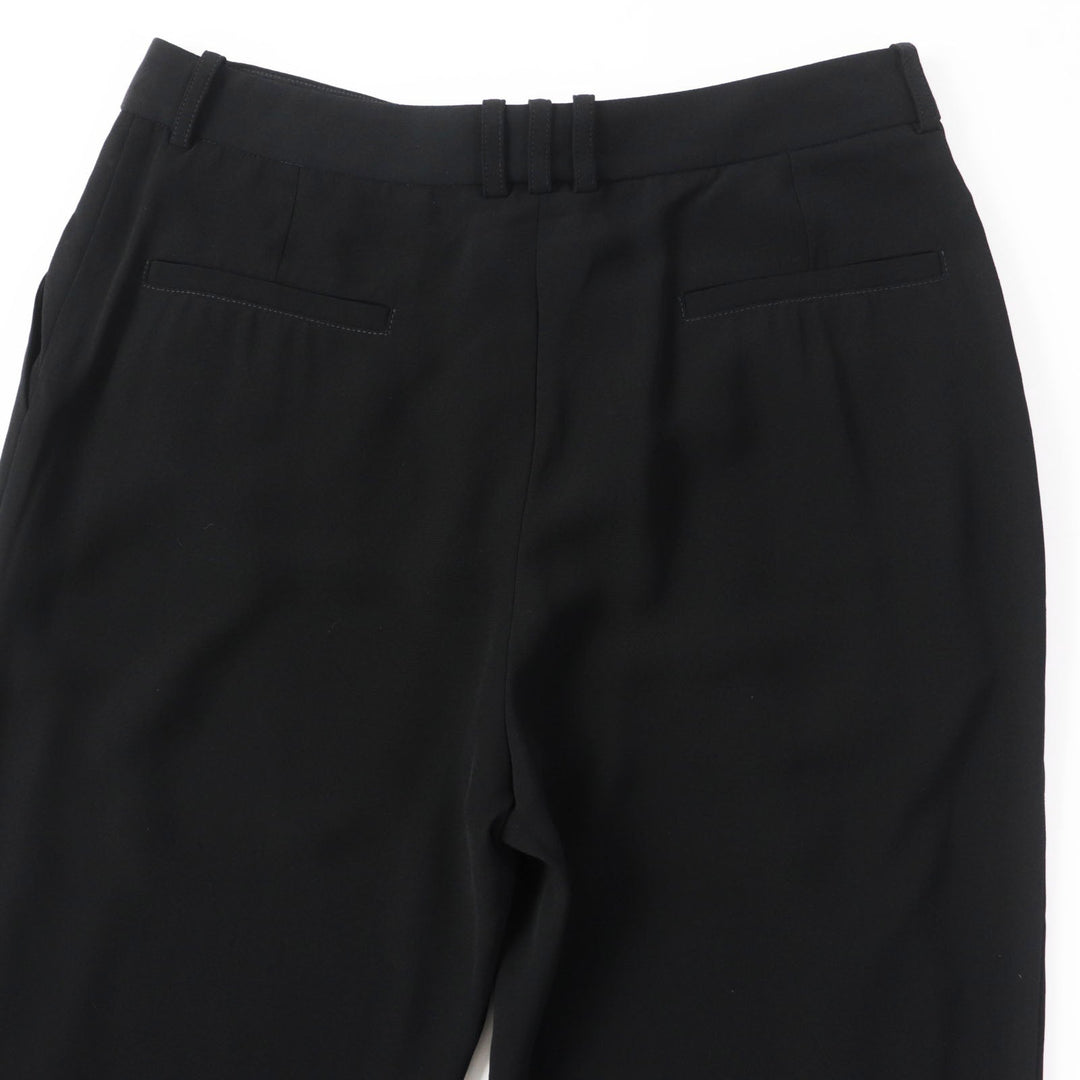 BALMAIN Wide pants PN085VB00 rayon black Women 38 Used Authentic