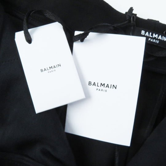 BALMAIN Wide pants PN085VB00 rayon black Women 38 Used Authentic