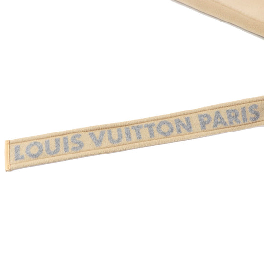 LOUIS VUITTON coat Outer: 99% wool, Outer: 1% silk, Lining: 53% rayon, Lining: 47% cupra, Leather part: sheepskin Synthetic leather part: 100% polyester PVC coating Belt: 99% wool, 1% silk Belt leather part: cowhide beige Women 38 Used Authentic