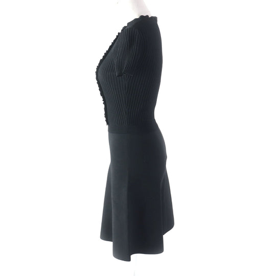 VALENTINO one piece MB3KD050336 Outer material: 83% viscose, Outer material: 17% rayon, Outer material: 71% cotton, Outer material: 21% rayon, Outer material: 8% nylon black Women S Used Authentic