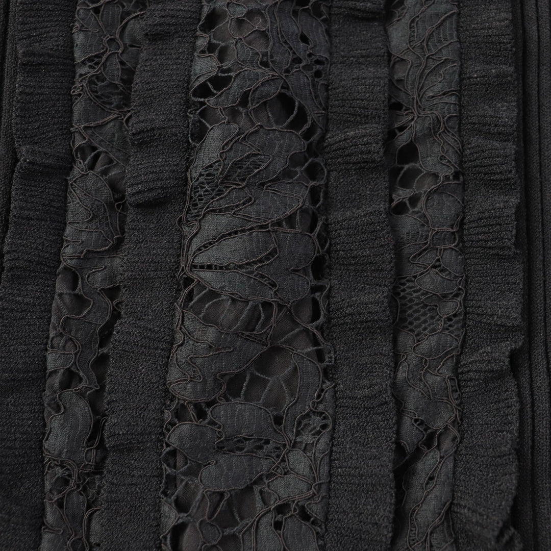 VALENTINO one piece MB3KD050336 Outer material: 83% viscose, Outer material: 17% rayon, Outer material: 71% cotton, Outer material: 21% rayon, Outer material: 8% nylon black Women S Used Authentic