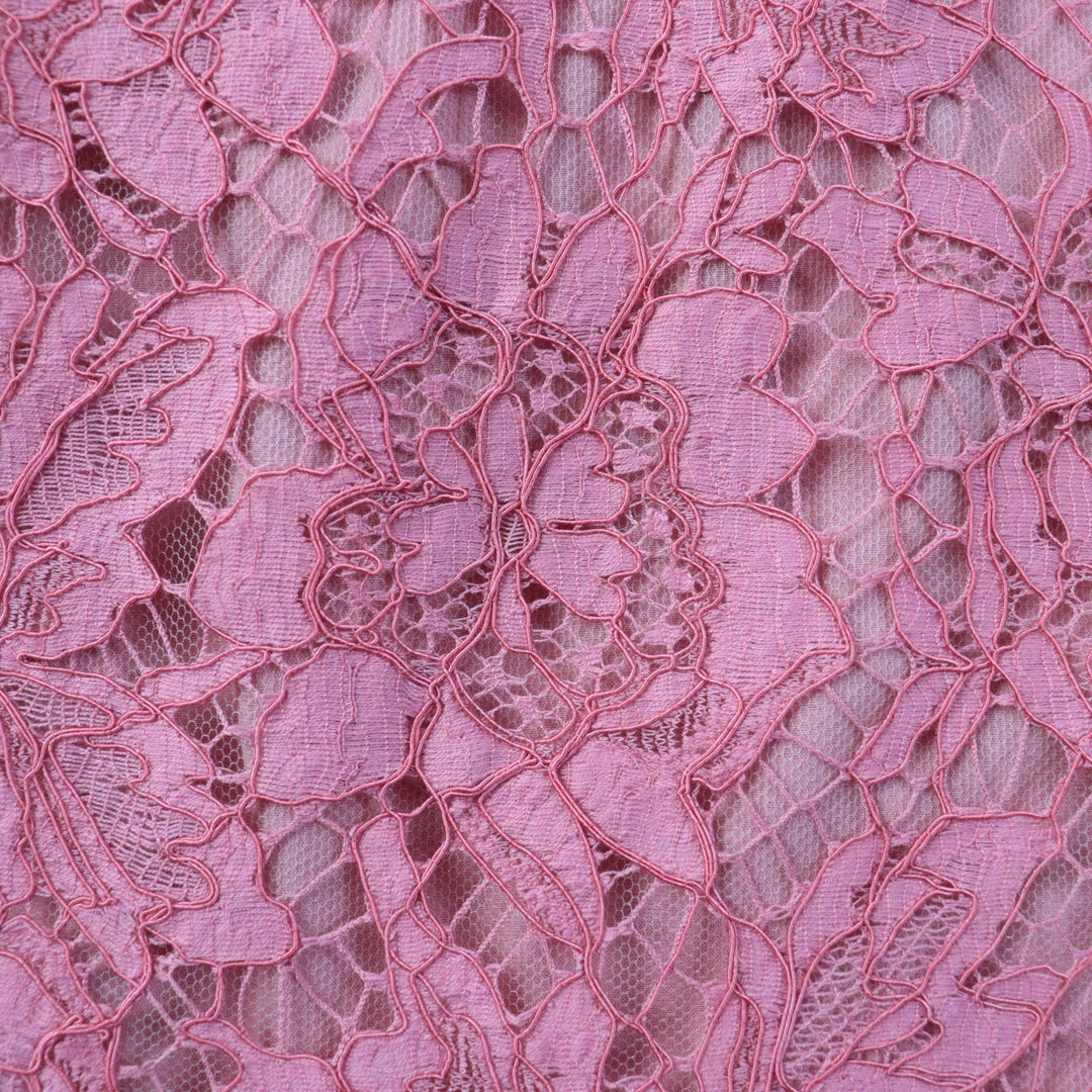 VALENTINO one piece PB3VAGZ6360 Outer: 65% wool, Outer: 35% silk, Lining: 91% silk, Lining: 9% polyurethane, Part: 100% nylon, Outer 2: 71% cotton, 21% rayon, 8% nylon pink Women 2 Used Authentic