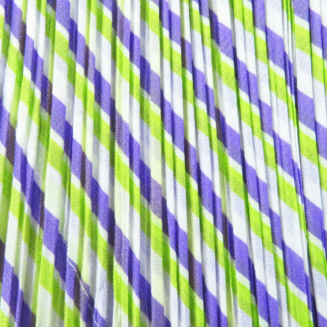 PLEATS PLEASE Pants PP31JF692 Main: 100% polyester Purple light green CROSSROAD Women 2 Used Authentic