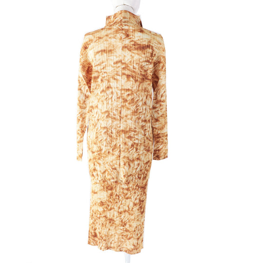 PLEATS PLEASE setup PP03-JD691 PP03-JG693 Main: 100% polyester Brown type Women 3 Used Authentic