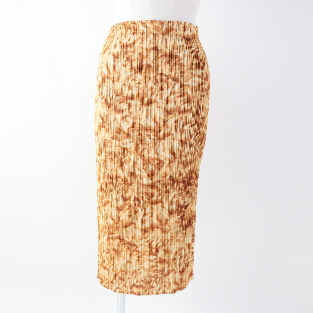 PLEATS PLEASE setup PP03-JD691 PP03-JG693 Main: 100% polyester Brown type Women 3 Used Authentic