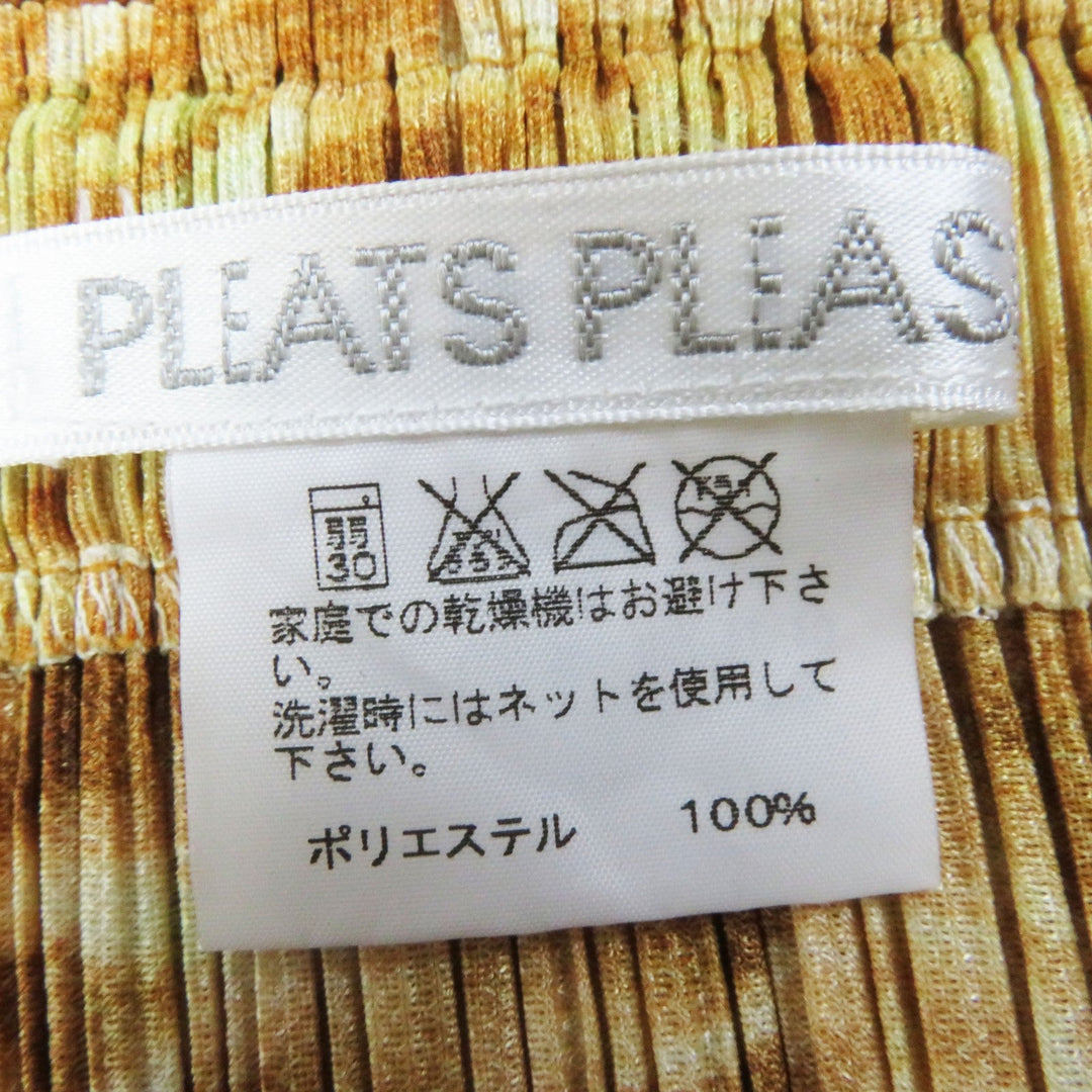 PLEATS PLEASE setup PP03-JD691 PP03-JG693 Main: 100% polyester Brown type Women 3 Used Authentic