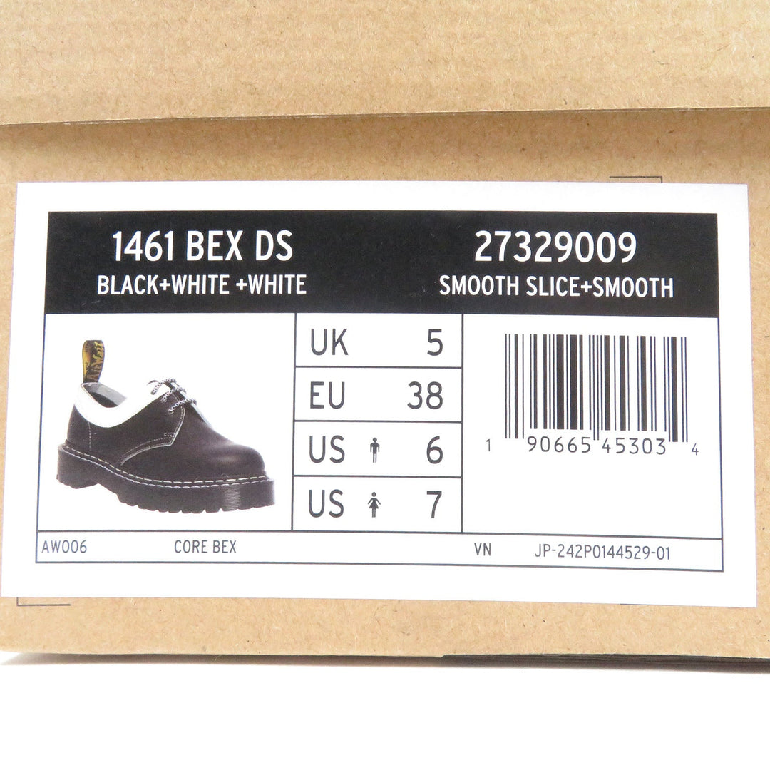 Dr.Martens Dress shoes Main: Leather Black White 1461 BEX DS Women(Unisex) 38 Used Authentic