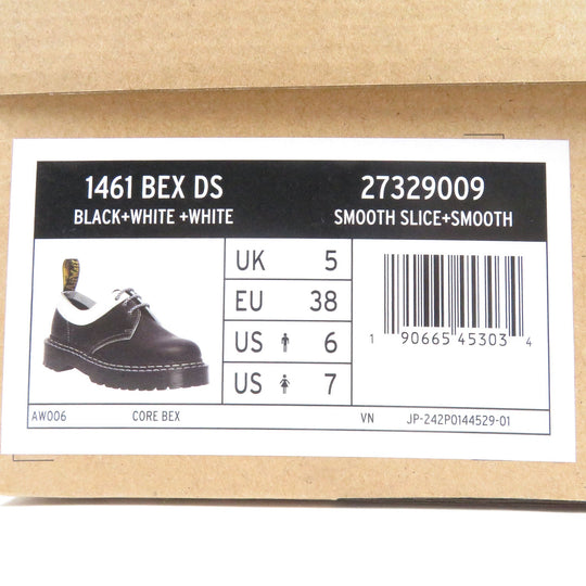 Dr.Martens Dress shoes Main: Leather Black White 1461 BEX DS Women(Unisex) 38 Used Authentic